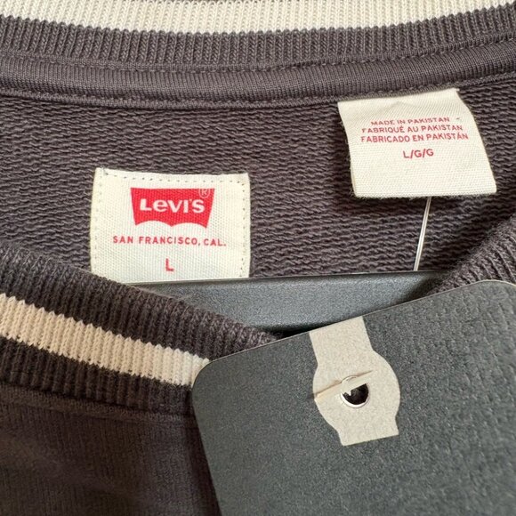 NEW NWT Levi's GR Heritage Sport Crew Archival Script Crew Pirate Black - Picture 8 of 8